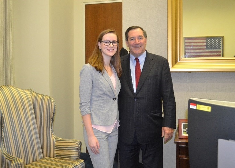 Image of the Dana K. Oakes and Sen. Joe Donnelly